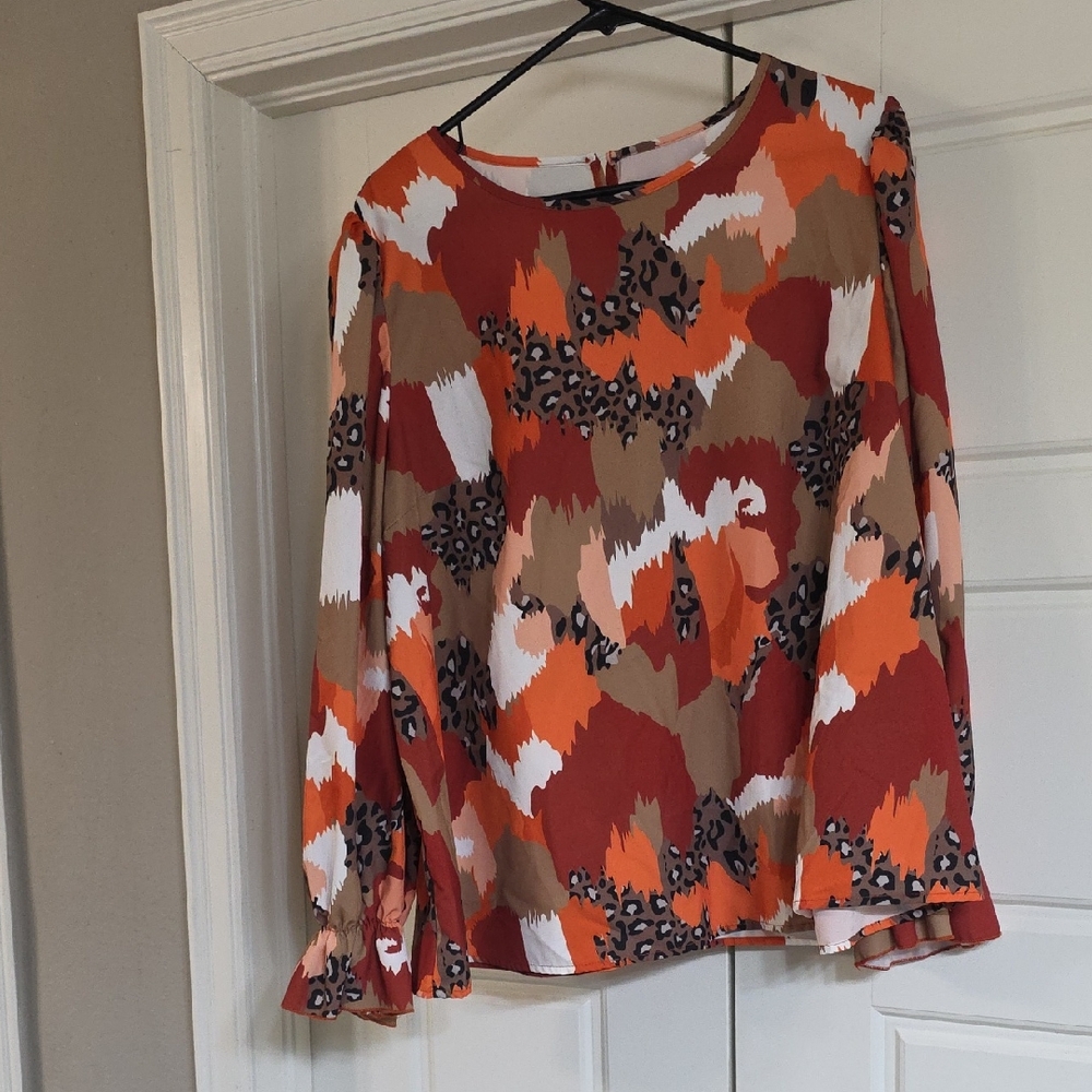 Women's Multicolor Patterned Top